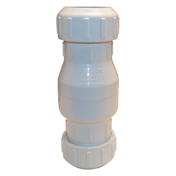 Zoeller 2 in. Compression PVC Check Valve 30-0020